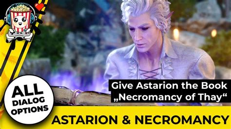 give the book to astarion|how to give gale necromancy of thay.